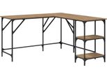 Syfax™ Scrivania Rovere Artigianale 139 X 139 X 75 Cm