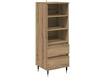 Syfax™ Credenza Rovere Artigianale 40 X 36 X 110 Cm Legno Multistrato
