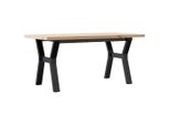 Syfax™ Tavolino Salotto Telaio A Y 100X50X45,5 Cm Legno Pino E Acciaio