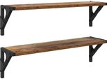 Syfax™ Scaffali Da Parete 2 Pcs Legno Vecchio 60 X 15 X 15,5 Cm