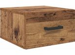 Syfax™ Armadio Da Notte Con Cassetto Legno Vecchio 35 X 35 X 20 Cm