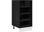 Syfax™ Base Per Cucina Con Cassetto Rovere Nero 40 X 44,5 X 81,5 Cm