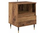 Syfax™ Armadio Da Notte Con Cassetto Legno Vecchio 40 X 35 X 50 Cm