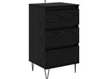 Syfax™ Credenza Con Cassetto Rovere Nero 40 X 35 X 70 Cm