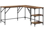 Syfax™ Scrivania Legno Vecchio 139 X 139 X 75 Cm Legno Multistrato