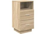 Syfax™ Comodino Con 2 Cassetti Rovere Sonoma 36X36X68 Cm
