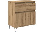 Syfax™ Credenza Con Cassetto Rovere Artigianale 60 X 35 X 70 Cm