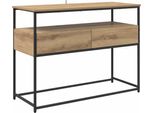 Syfax™ Tavolo Consolle Rovere Artigianale 100 X 40 X 75 Cm