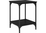 Syfax™ Tavolino Da Salotto Rovere Nero 40 X 40 X 55 Cm