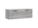 Syfax™ Mobile A Parete Grigio Sonoma 100X36,5X35 Cm Legno Multistrato