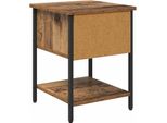 Syfax™ Comodino Legno Vecchio 34 X 35,5 X 45 Cm Legno Multistrato