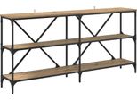 Syfax™ Tavolo Consolle Rovere Artigianale 160 X 30 X 75 Cm