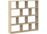 Syfax™ Mensola A Cubo Da Muro 12 Scomparti In Truciolato Rovere Sonoma