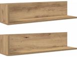 Syfax™ Mensole Da Parete 2 Pz Artigianale 75X16,5X16,5Cm In Truciolato