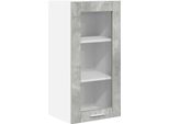Syfax™ Armadio Pensile Con Porta Grigio Cemento 40 X 31 X 80 Cm