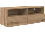 Syfax™ Mobile Tv Da Parete Rovere Artigianale 80 X 30 X 30 Cm