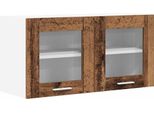 Syfax™ Armadio Pensile Con Porta Legno Antico E Bianco 80 X 31 X 40 Cm