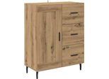Syfax™ Credenza Con Cassetto Rovere Artigianale 69,5 X 34 X 90 Cm