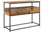 Syfax™ Tavolo Consolle Con Cassetto Legno Vecchio 100 X 40 X 75 Cm