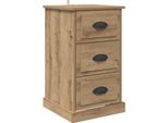 Syfax™ Armadio Da Notte Rovere Artigianale 39 X 39 X 67,5 Cm