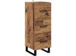 Syfax™ Credenza Con Cassetto Legno Vecchio 34,5 X 34 X 90 Cm