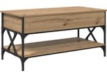 Syfax™ Tavolino Da Salotto Rovere Artigianale 100 X 50 X 50 Cm