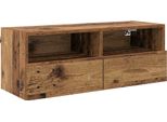 Syfax™ Mobile Tv Da Parete Legno Vecchio 80 X 30 X 30 Cm