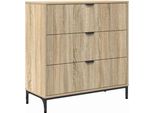 Syfax™ Credenza Rovere Sonoma 79,5 X 33 X 82 Cm Legno Multistrato