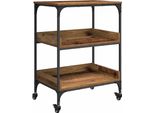 Syfax™ Carrello Da Cucina Legno Vecchio 60 X 41 X 80.5 Cm