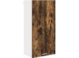 Syfax™ Armadio Pensile Rovere Affumicato E Bianco 50 X 31 X 100 Cm