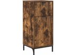 Syfax™ Mobile Da Bagno Con Cassetto Rovere Fumé 39,5 X 36 X 88 Cm