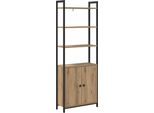 Syfax™ Armadio Per Libri Rovere Artigianale 60 X 24 X 161 Cm