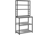Syfax™ Mensola Da Cucina Grigio Sonoma 80 X 40 X 168 Cm