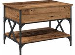 Syfax™ Tavolino Da Salotto Legno Vecchio 70X50X50Cm Legno Multistrato