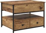 Syfax™ Tavolino Da Salotto Legno Vecchio 70 X 50 X 54.5 Cm