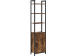 Syfax™ Armadio Per Libri Rovere Fumé 40 X 24 X 161 Cm