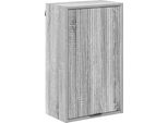 Syfax™ Mobile Da Bagno Con Porta Grigio Sonoma 39 X 23,5 X 65 Cm