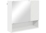 Syfax™ Mobiletto Per Specchio Bianco 59 X 17 X 55 Cm Legno Multistrato