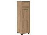 Syfax™ Mobile Da Bagno Con Porta Rovere Artigianale 30,5 X 30 X 101 Cm
