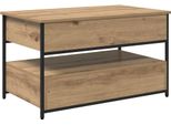 Syfax™ Tavolino Da Salotto Rovere Artigianale 85 X 50 X 50 Cm