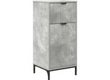 Syfax™ Mobile Da Bagno Con Cassetto Grigio Cemento 39,5 X 36 X 88 Cm