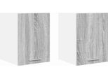 Syfax™ Armadio Pensile 2 Pcs Grigio Sonoma E Bianco 30 X 31 X 40 Cm