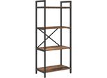 Syfax™ Libreria Legno Vecchio 56 X 34 X 133,5 Cm Legno Multistrato