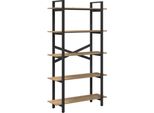 Syfax™ Libreria Rovere Artigianale 100 X 33,5 X 178 Cm