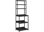 Syfax™ Mensola Da Cucina Rovere Nero 60 X 40 X 168 Cm