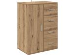 Syfax™ Credenza Rovere Artigianale 59 X 39 X 80 Cm Legno Multistrato