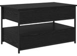 Syfax™ Tavolino Da Salotto Con Cassetto Rovere Nero 85 X 50 X 50 Cm