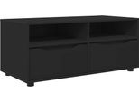 Syfax™ Mobile Tv Con Cassetto Nero 100 X 48 X 43 Cm Legno Multistrato