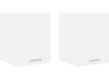 Syfax™ Armadio Pensile 2 Pcs Bianco 30 X 31 X 40 Cm Legno Multistrato