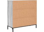 Syfax™ Credenza Grigio Sonoma 79,5 X 33 X 82 Cm Legno Multistrato